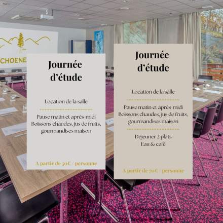 Sala en forma de U, seminario en Alsacia