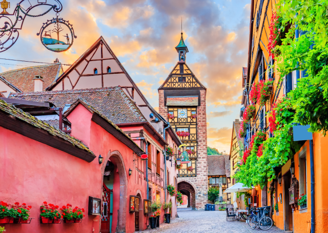 Riquewihr, hôtel best western sur la route des vins en alsace