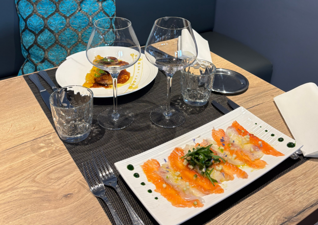 Table dîner, hôtel best western sur la route des vins en alsace