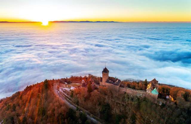 Haut Koenigsbourg, hôtel best western sur la route des vins en alsace