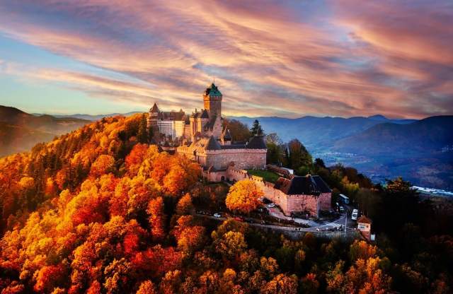 Haut Koenigsbourg, hôtel best western sur la route des vins en alsace
