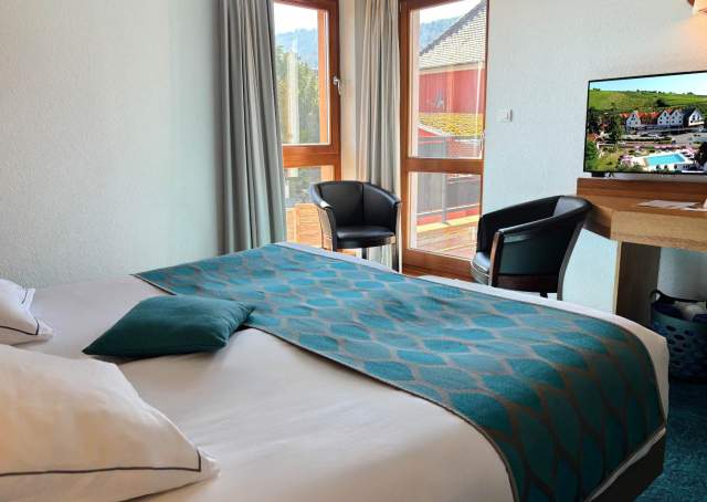 Supérieure terrasse, hôtel best western sur la route des vins en alsace